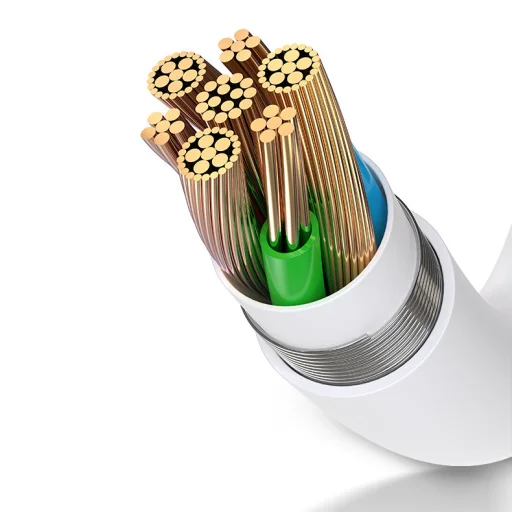 Joyroom Lightning - Lightning / 3.5mm mini jack adapter fejhallgató és töltő csatlakozónak, fehér (S-Y104) - 8