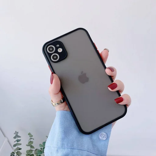 Samsung A32 5G Color Button Matt tok fekete - 10