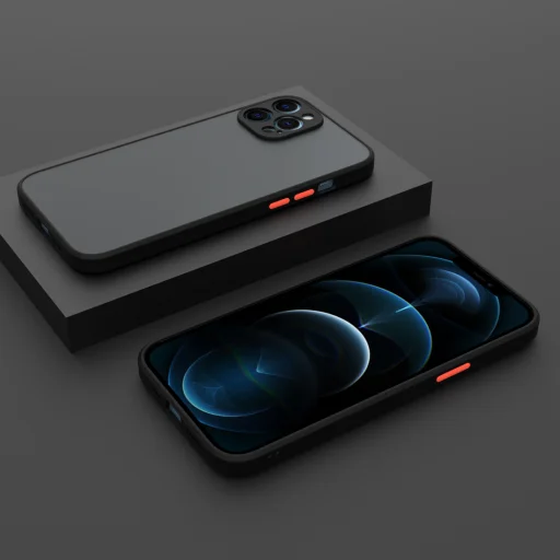 Samsung A32 5G Color Button Matt tok fekete - 17