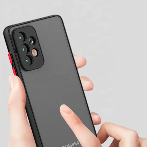 Samsung A32 5G Color Button Matt tok fekete - 20