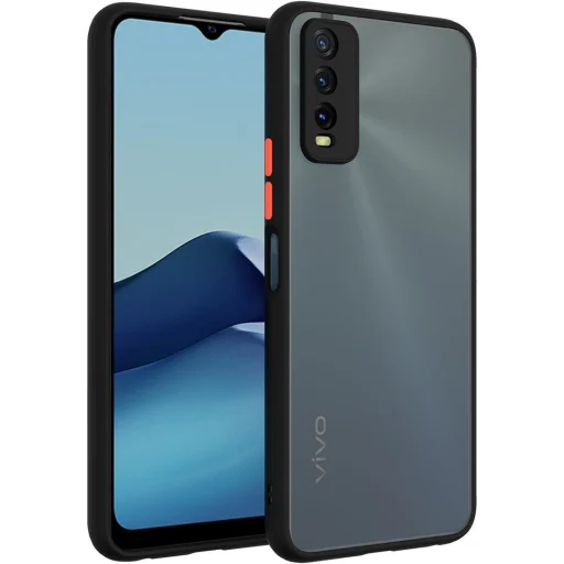 Samsung A32 5G Color Button Matt tok fekete - 5