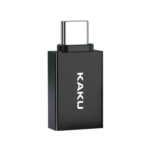 KAKU USB - USB Type-C OTG adapter fekete (KSC-532) - 2