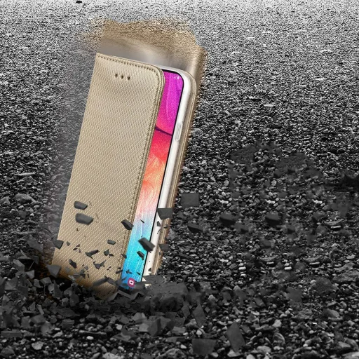 IPHONE 12 PRO MAX Mágneses fliptok arany - 3