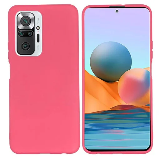Szilikon flexibilis tok XIAOMI REDMI NOTE 10 PRO pink - 1