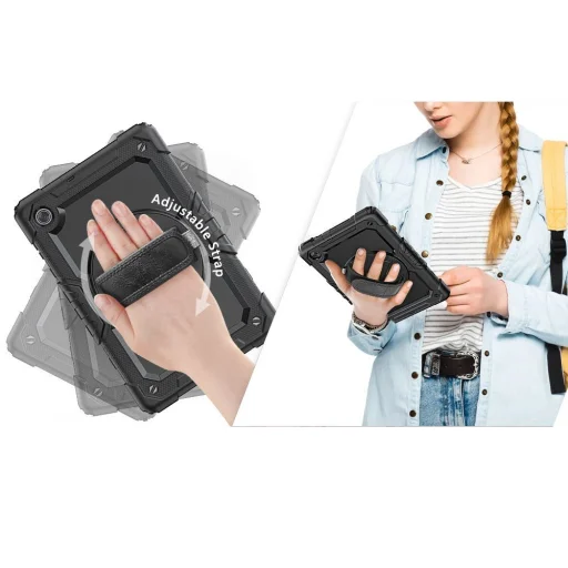 Lenovo Tab M10 10.1 2nd Gen Tb-x306 Tok Tech-protect Solid360 Fekete - 6