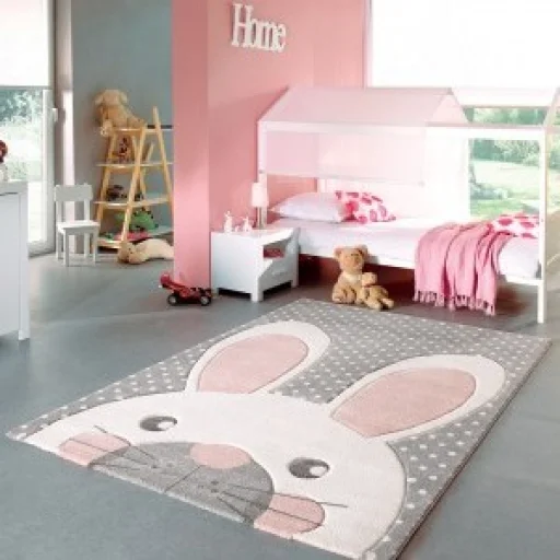 Nyuszi mintás gyerekszőnyeg 160x230cm - 1