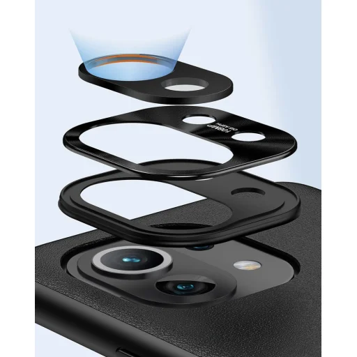 Xiaomi Mi 11 Baseus Alloy Leather tok kameravédelemmel fekete (WIXM11-01) - 18