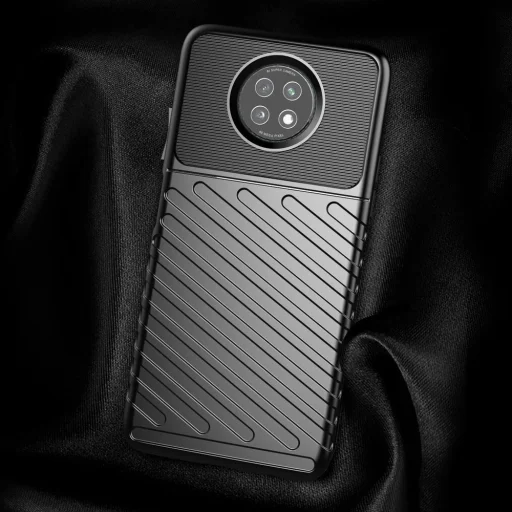 Thunder fokozott védelmet biztosító flexibilis TPU tok Xiaomi Redmi Note 9T 5G zöld - 4