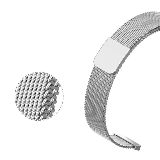 Fém Xiaomi Mi Band 5 / Mi Band 4 / Mi Band 3 fém óraszíj kék - 8