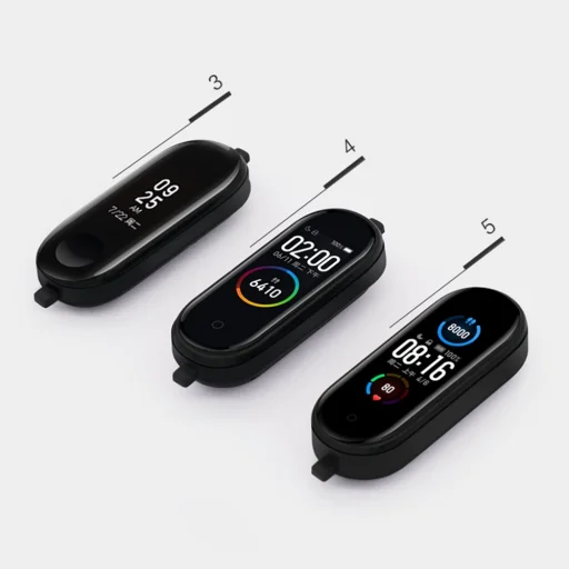 Fém Xiaomi Mi Band 5 / Mi Band 4 / Mi Band 3 fém óraszíj kék - 5