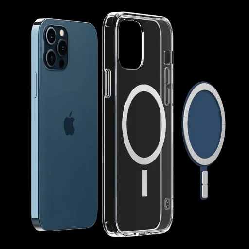 iPhone 12/ 12 Pro Joyroom Michael Series mágneses tok (MagSafe kompatibilis) átlátszó (JR-BP747) - 7