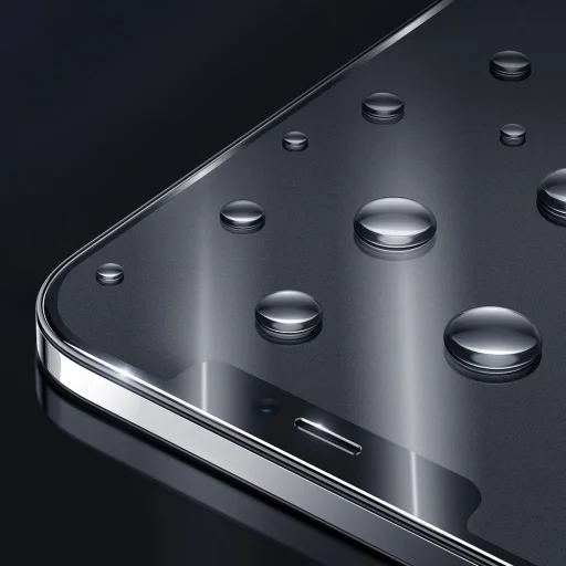 iPhone 12 Pro Max Joyroom Knight Series 2,5D Gaming kIjelzővédő üvegfólia fekete (JR-PF627) - 8