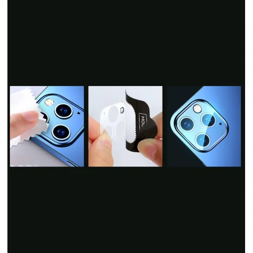 iPhone 12 Pro Max Joyroom Mirror Series Kamera védő üvegfólia átlátszó (JR-PF731) - 7