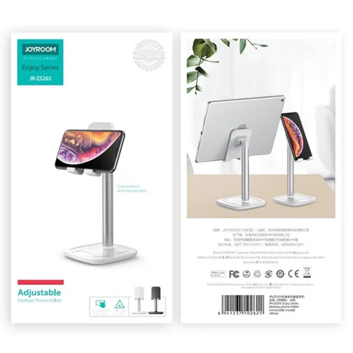 Joyroom Enjoy Series Univerzális asztali telefontartó fehér (JR-ZS203) - 15