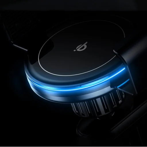 JOYROOM JR-ZS212 Gravity autós telefontartó műszerfalra helyezhető vezeték nélküli Qi töltéssel 15W sötétszürke - 7