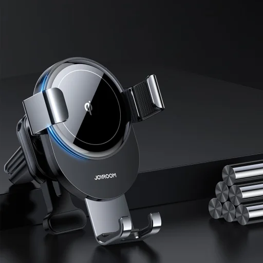 JOYROOM JR-ZS212 Gravity autós telefontartó műszerfalra helyezhető vezeték nélküli Qi töltéssel 15W sötétszürke - 8