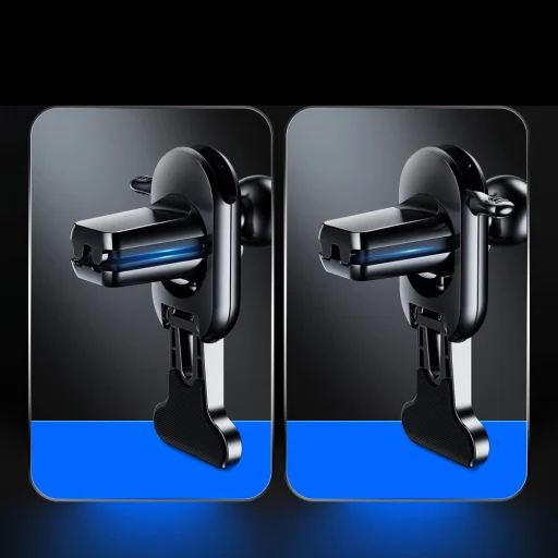 JOYROOM JR-ZS212 Gravity autós telefontartó műszerfalra helyezhető vezeték nélküli Qi töltéssel 15W sötétszürke - 14