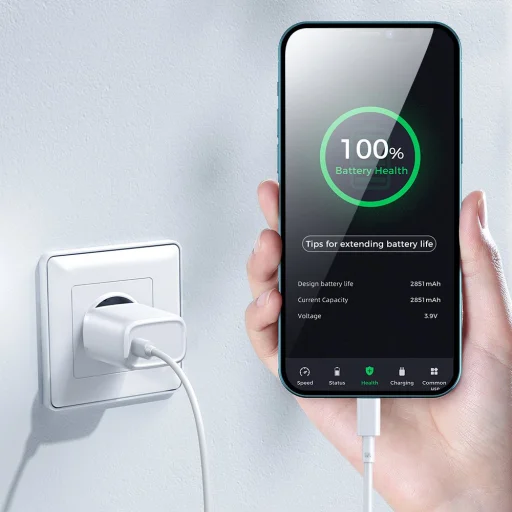 Joyroom Hálózati töltő adapter USB Type-C 20W PD QC 3.0 AFC SCP fehér (NRT-DY139E) - 8