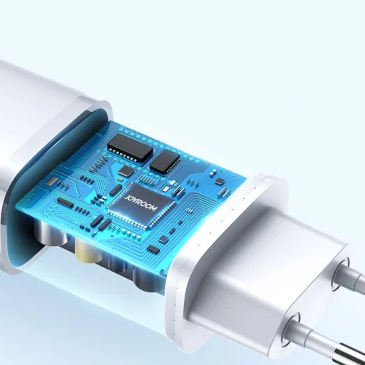 Joyroom Hálózati töltő adapter USB Type-C 20W PD QC 3.0 AFC SCP fehér (NRT-DY139E) - 12