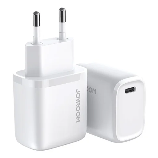 Joyroom Hálózati töltő adapter USB Type-C 20W PD QC 3.0 AFC SCP fehér (NRT-DY139E) - 1