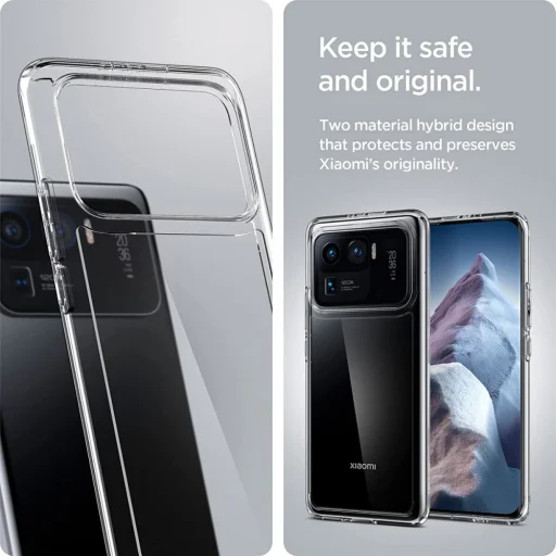 Spigen Ultra Hybrid tok Xiaomi Mi 11 Ultra Crystal Clear (ACS03034) - 4