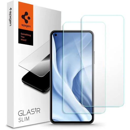 Xiaomi Mi 11 Lite / Mi 11 Lite 5G Spigen 2x Glass.TR üvegfólia (AGL03048) - 1