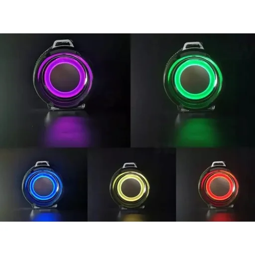 TG TG-192 Vezeték nélküli bluetooth hangszóró zseblámpával 10W AUX Micro SD fekete - 2