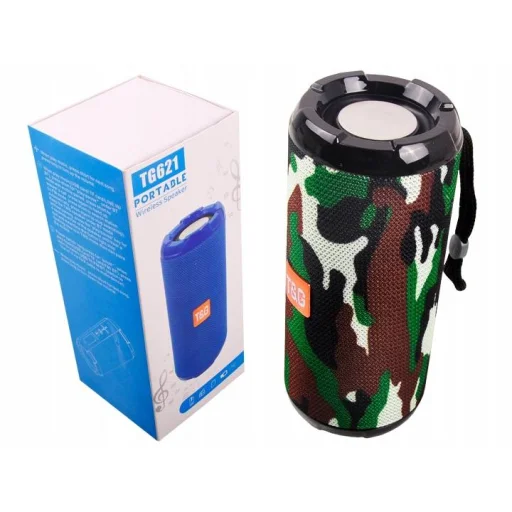 TG TG621 Vezeték nélküli bluetooth hangszóró 10W AUX Micro SD terepmintás - 1