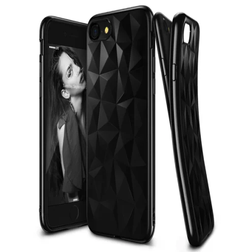 Brick Stone prizma mintás szilikon tok iPhone 11 Pro MAX fekete - 1