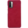 Xiaomi Redmi 9T Nillkin Qin bőr fliptok piros thumbnail