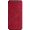 Xiaomi Redmi 9T Nillkin Qin bőr fliptok piros thumbnail