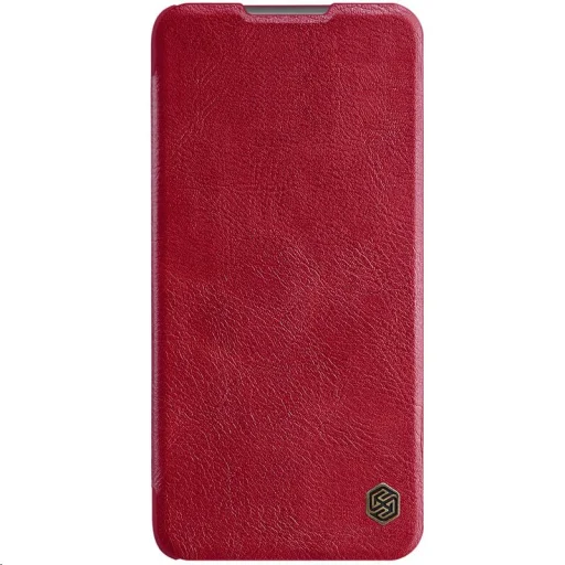 Xiaomi Redmi 9T Nillkin Qin bőr fliptok piros - 1