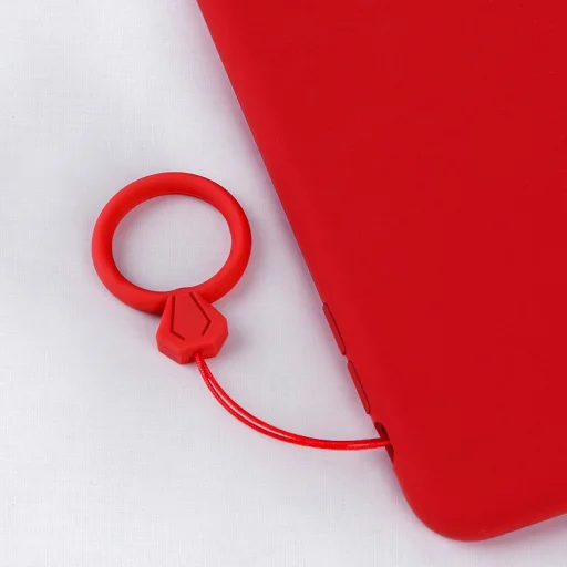 Szilikon telefon függelék kiegészítő gyémánt gyűrű mintájú narancssárga - 10