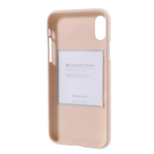 Samsung Galaxy A22 5G Mercury Soft TPU tok homokszínű - 1