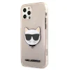 iPhone 12 / iPhone 12 Pro Karl Lagerfeld Choupette Head Glitter tok (arany) thumbnail