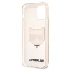 iPhone 12 / iPhone 12 Pro Karl Lagerfeld Choupette Head Glitter tok (arany) thumbnail