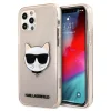 iPhone 12 / iPhone 12 Pro Karl Lagerfeld Choupette Head Glitter tok (arany) thumbnail