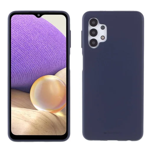 SAMSUNG GALAXY A32 5G Soft Jelly szilikon tok sötétkék - 1