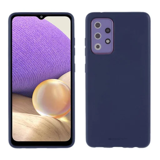 Samsung Galaxy A52 5G Soft Jelly szilikon tok sötétkék - 1