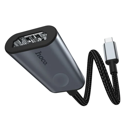 HOCO USB Type-C - HDMI 4K 30Hz adapter fekete - 4