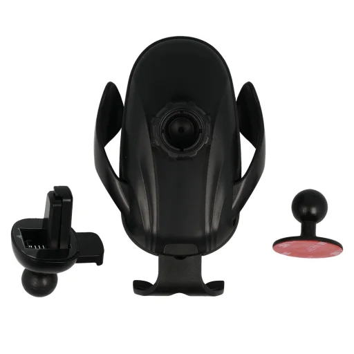 Univerzális Gravity autós telefontartó + vezeték nélküli töltő 15W szellőzőre fekete - 4