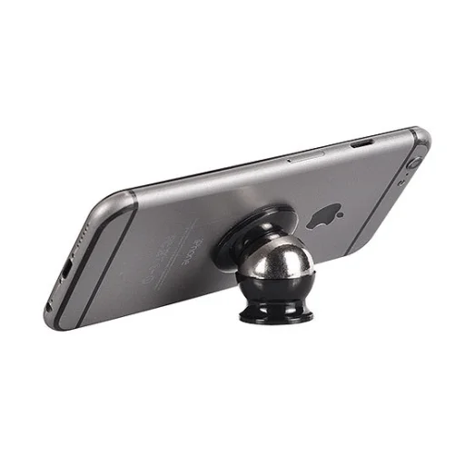 Univerzális mágneses autós telefontartó műszerfalra fekete - 3