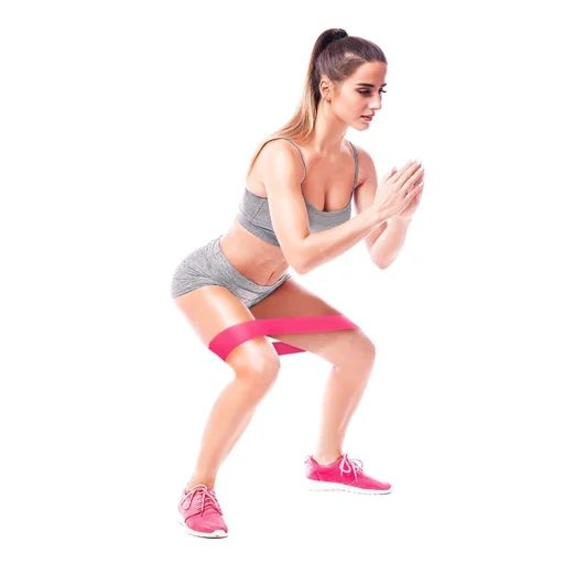 Otthoni edzéshez használható gumi Fitnesz szalag, edzőszalag 5db  - 13