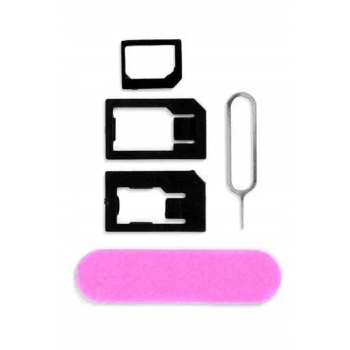 3in1 SIM kártya vágó MICRO SIM/NANO SIM fekete - 3