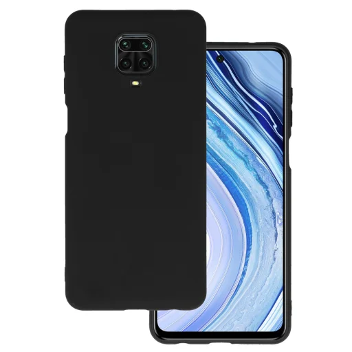 TPU gél flexibilis tok XIAOMI REDMI NOTE 9S/NOTE 9 PRO matt fekete - 1