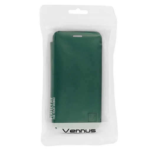 iPhone 13 Pro Vennus Book Elegance fliptok sötétzöld - 2