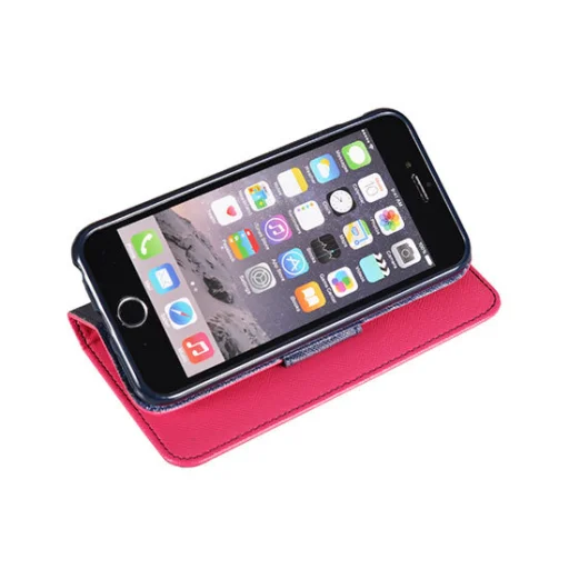 SAMSUNG GALAXY S20 Fancy fliptok sötétkék / pink telefontok - 3