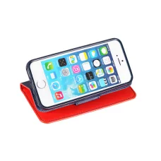 Xiaomi Redmi 10A Telone Fancy fliptok piros/sötétkék