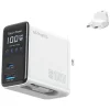 4smarts GaN Flex Screen AI 100W 2xUSB-C + USB-A sieťový nabíjací adaptér biely thumbnail