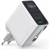 4smarts GaN Flex Screen AI 100W 2xUSB-C + USB-A sieťový nabíjací adaptér biely thumbnail